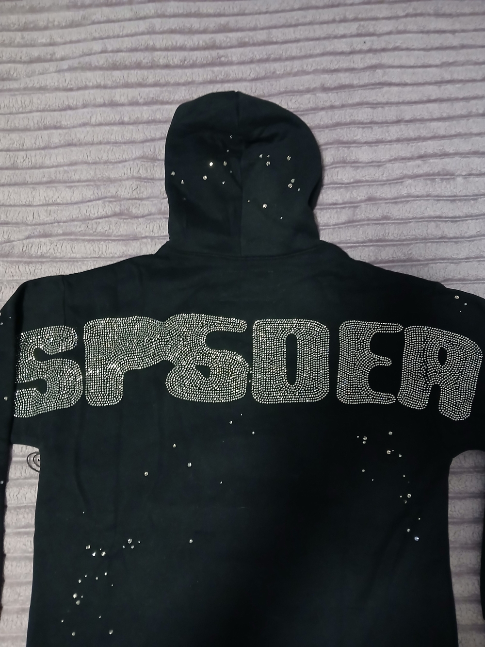 Sp5der Rhinestone Hoodie - Picture 6 of 6